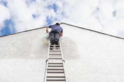 Peinture extérieure à la Ségalassière — façades et ravalement